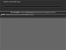 Tablet Screenshot of hotel-mermaid.com